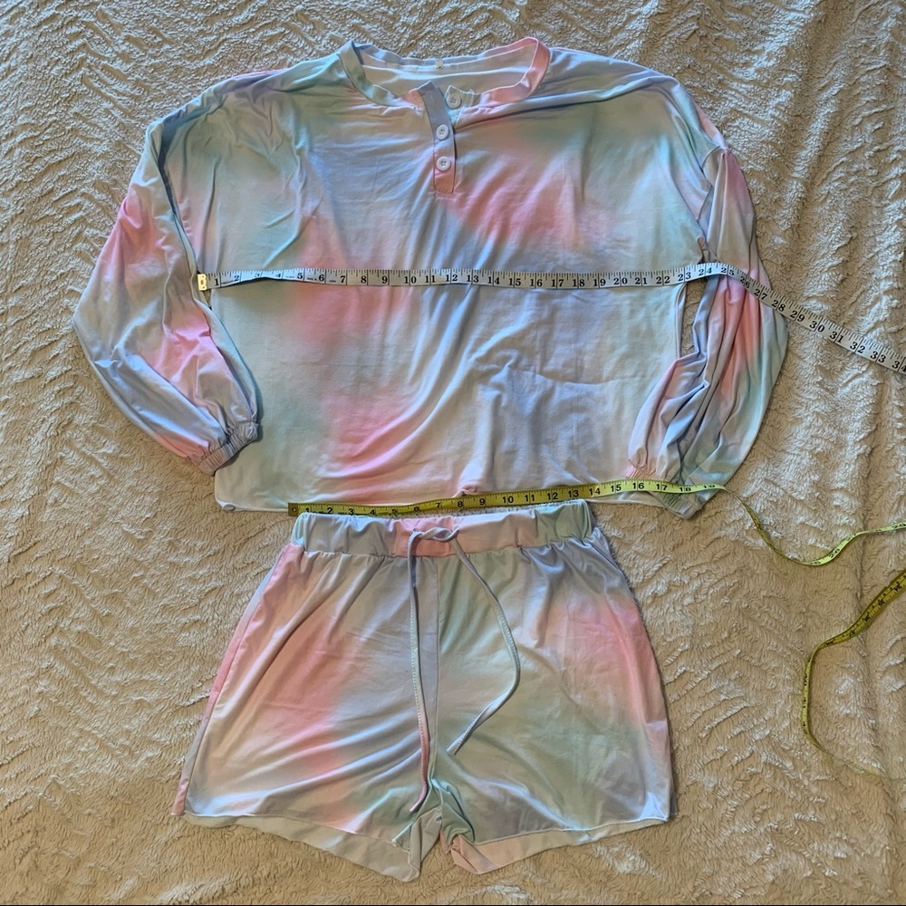 Tie Dye Pajama Set Sz L NWOT - Picture 2 of 5